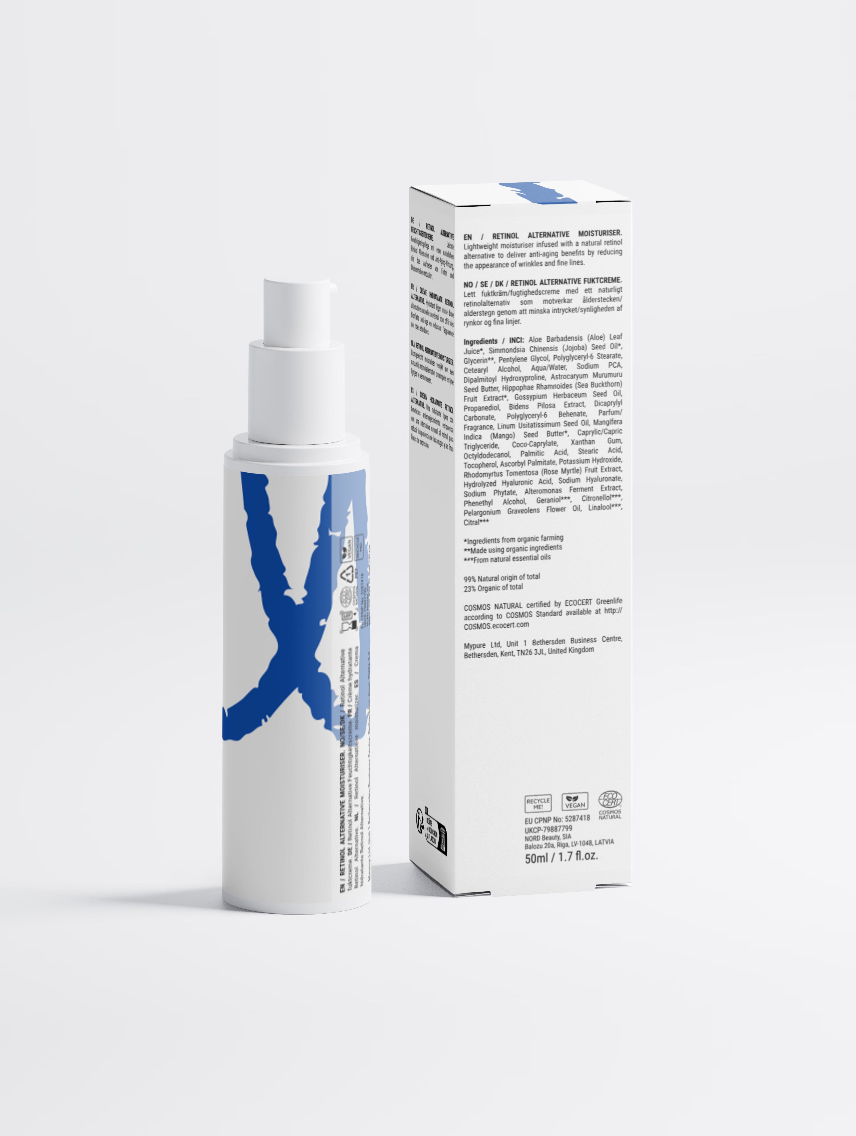 Crème hydratante alternative au rétinol