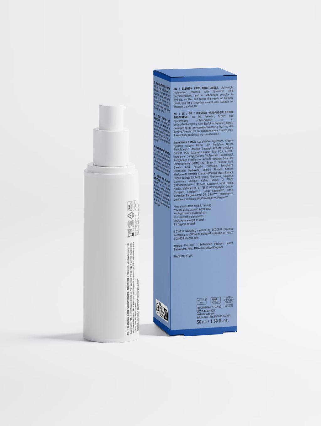Crème hydratante anti-acné